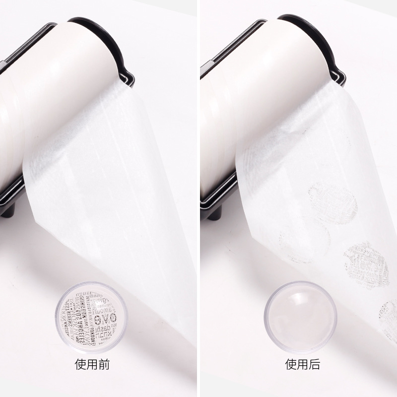 Transfronterizo nuevo sello de uñas de papel absorbente de aceite removedor de esmalte de uñas fácil y fácil de operar quitar las herramientas de uñas de aceite de impresión