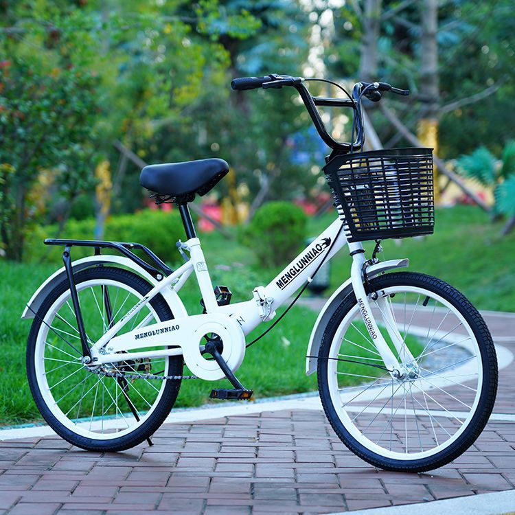 Foldable Bicycle for Older Children 20/22/ 24inch Bicycle Adult Foldableing Solid Tire 10-11-15 Years Old