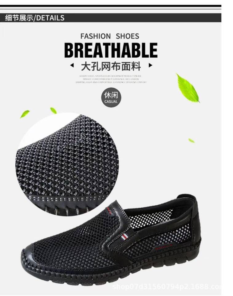 Dép sandal nam cổ thấp đế mềm thoáng khí kiểu lưới mùa hè — A11 màu xám, A11 màu đen chi tiết 5
