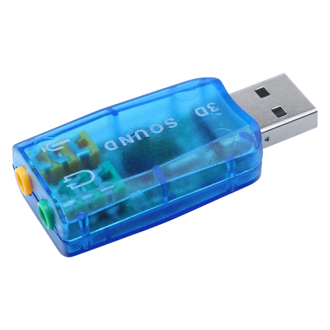 Звуковая карта USB5.1 3D стерео симуляция CD аудио микрофон вход звуковая карта KTV прямая трансляция компьютерные аксессуары