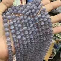 Камень с кошачьим глазом круглые бусы diy ручной шампур аксессуары украшения браслет ожерелье материал