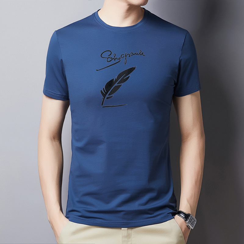 2021男士短袖t恤男夏季圆领半袖男t潮牌男装体恤青年打底衫短袖男