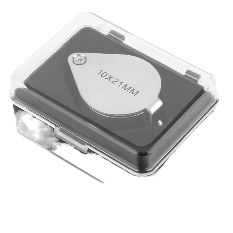 Megonifi 55367 Ювелирная Лупа Карманная мощная идентификационная зеркальная стеклянная линза