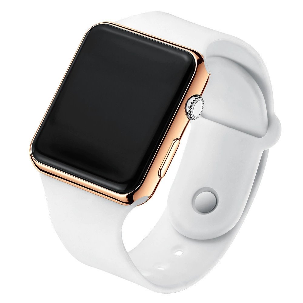 Apple, модные универсальные квадратные водонепроницаемые часы для взрослых, электронные солнцезащитные очки