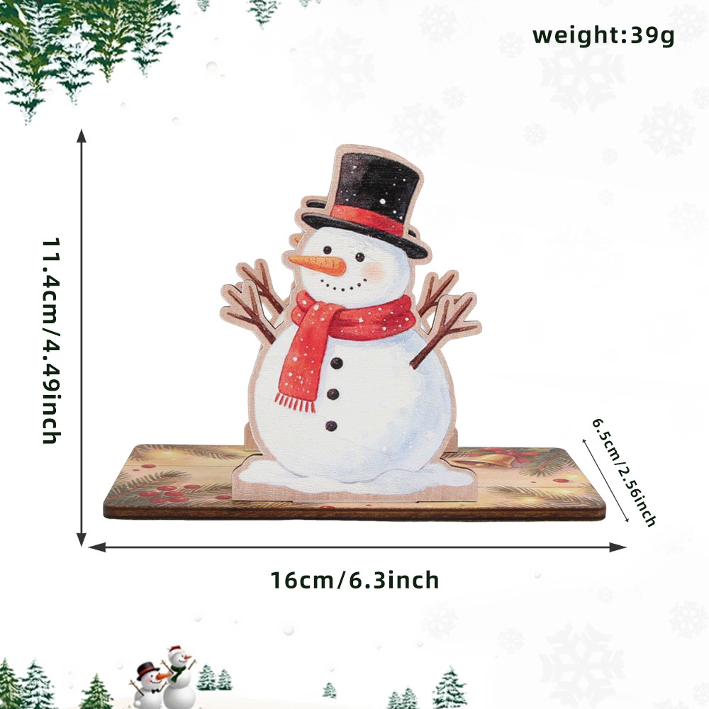 Navidad toallitas estante dibujos animados viejos alces estante de almacenamiento de papel de extracción tridimensional decoración de mesa de comedor caja de toallitas de Navidad image 7