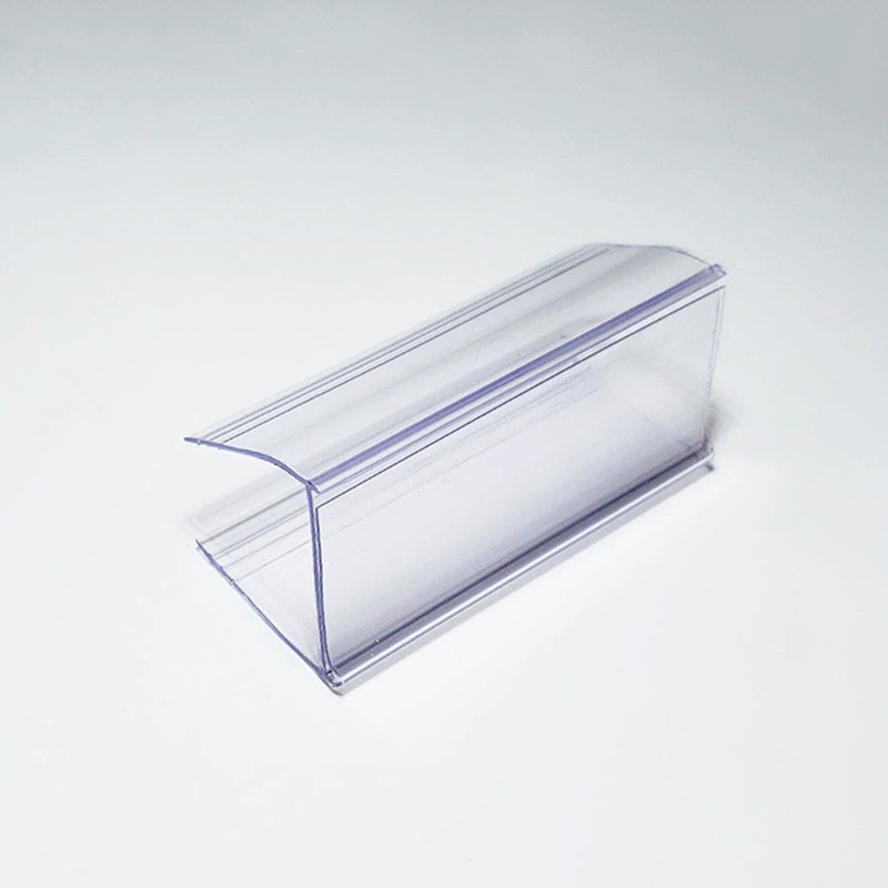 PVC shelf clip-style wooden board holders price display signs edge banding price tag strips can hold 25mm wooden price signs