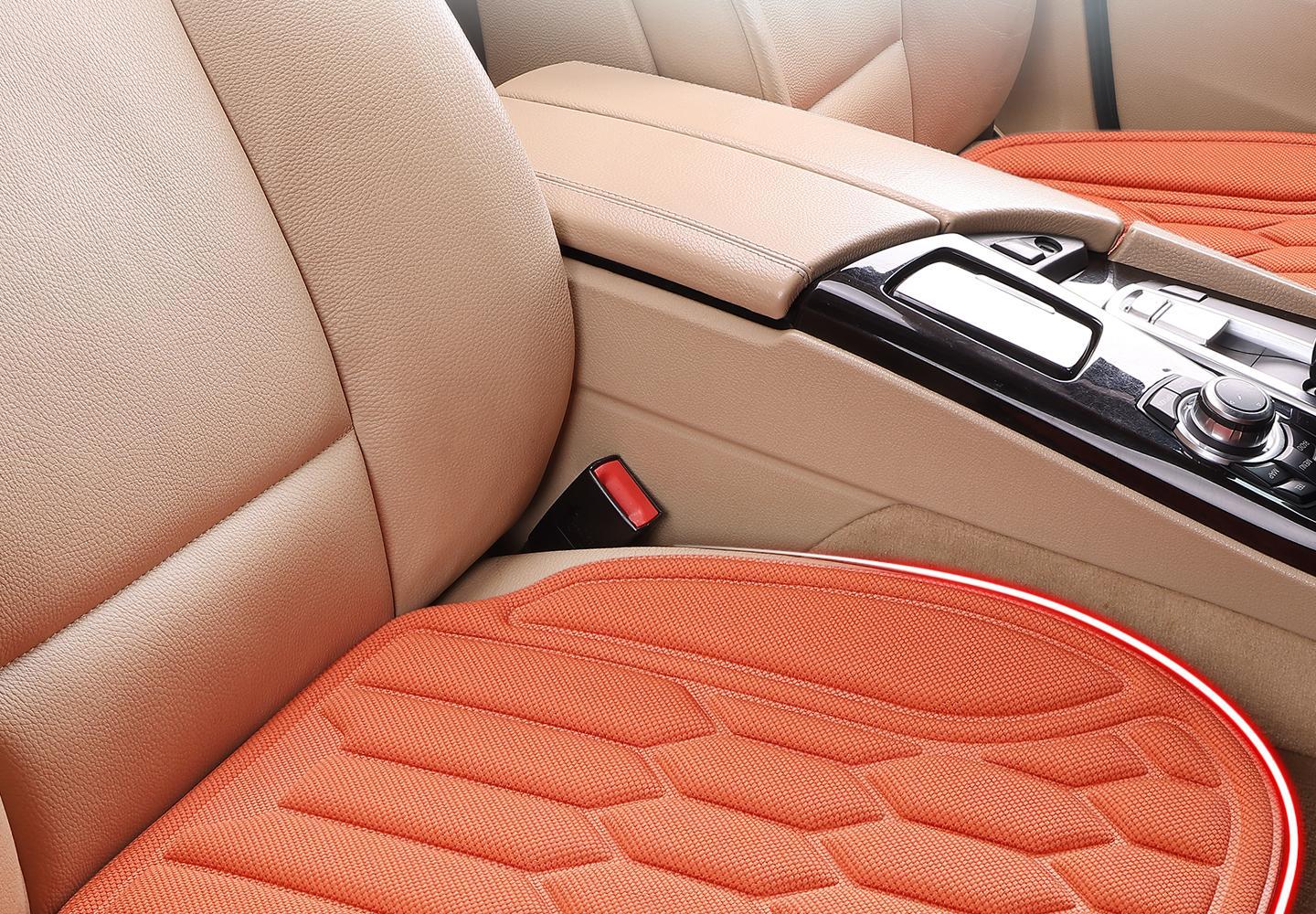 3D One-Piece Molded Car Seat Cushion, No Installation Required, Non-Slip Latex Cotton Cushion, Breathable Single-Piece Car Seat Cushion for Office Chair