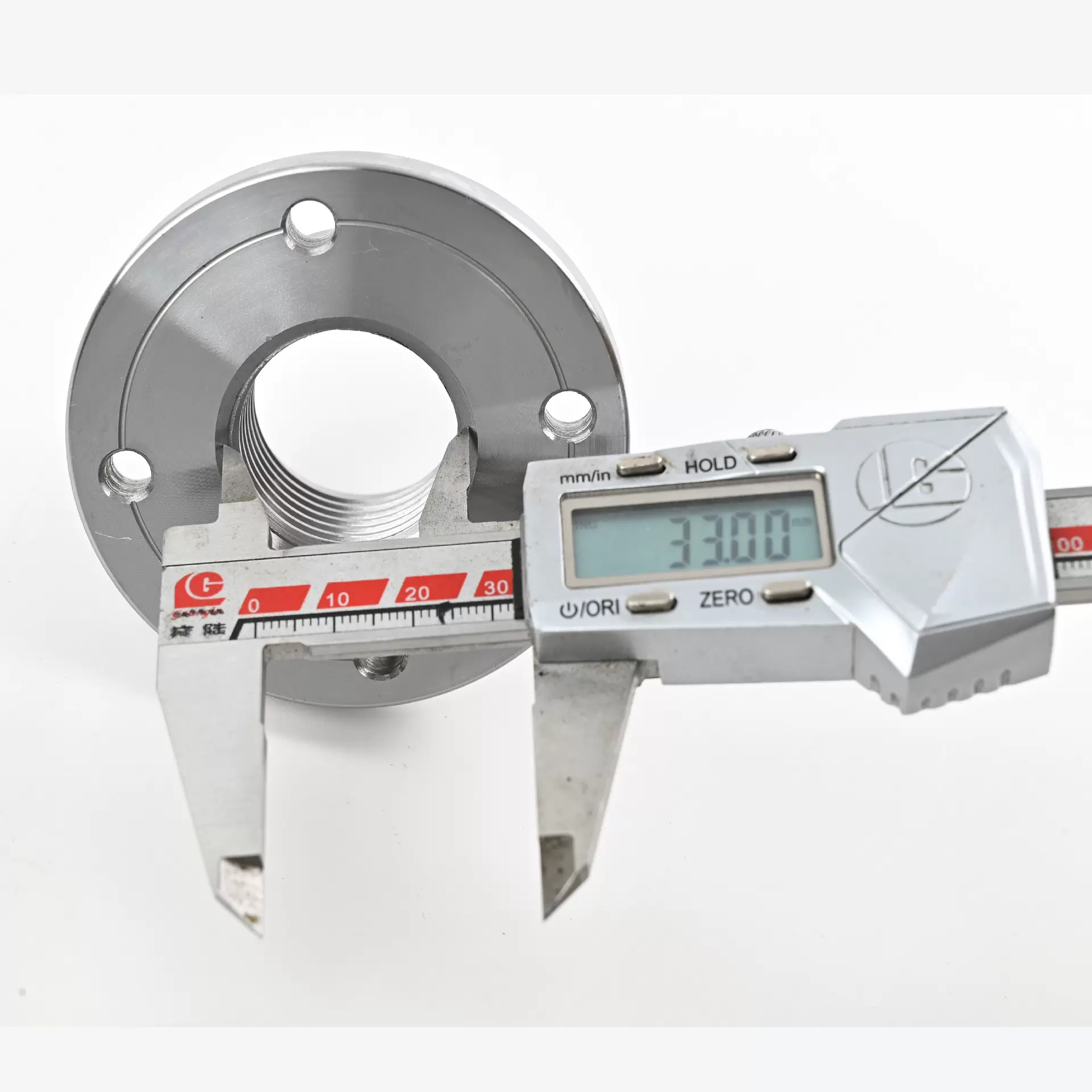 青岛厂家 木工车床主轴花盘法兰盘 3“  中心螺纹直径33mm