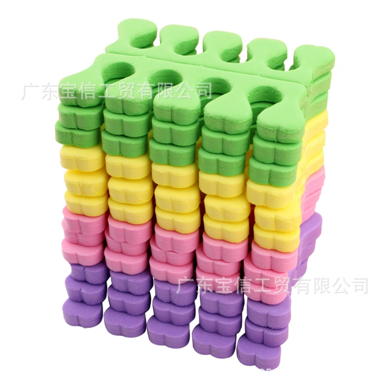 В наличии Персиковое сердце сепаратор пальцев мягкий хлопок разделитель пальцев ног инструмент для ногтей палец хлопок сепаратор пальцев хлопок розовый фиолетовый желтый зеленый четыре