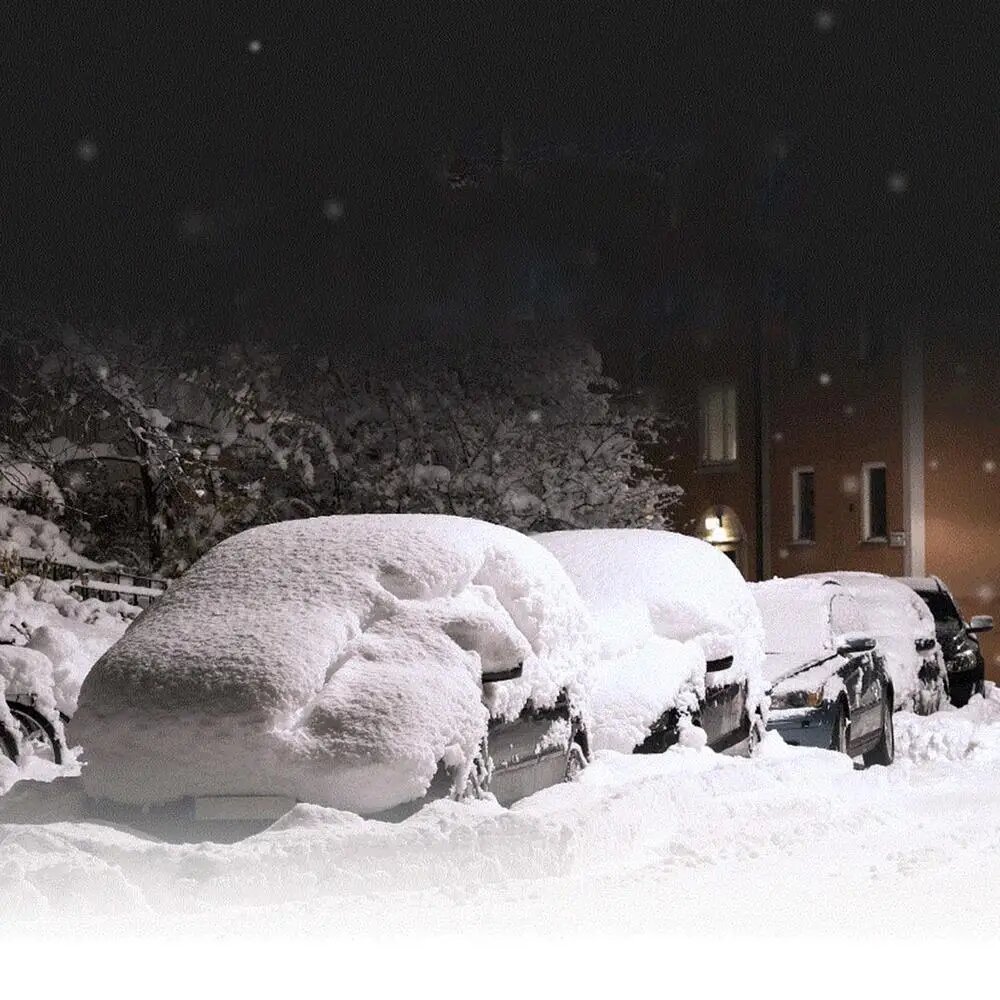 Cross-border car sunshade sunscreen heat insulation half cover snow window snow cover car clothing car snow cover