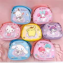 Adorable Children's Crossbody Shoulder Bag Cloud Krummy Dual-Side Printed Mini Bag Kindergarten Student Portable Bag