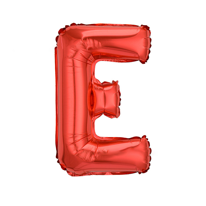 16 pulgadas letras inglesas globo rosa oro oro plata película de aluminio fiesta de cumpleaños fábrica al por mayor letra fiesta