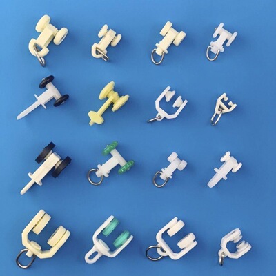 curtain track wholesale parts wheel accessories Roller old-fashioned Straight track guide Hooks Slide track Skating wheel