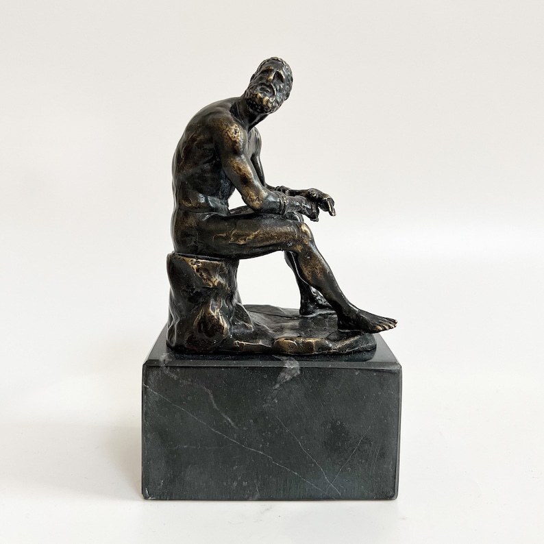 Bronze Boxer Resting Statue, Roman Art Figure, Ancient Greek Statue, Famous Statue Bronze Boxer Resting Statue, Roman Art Figure, Ancient Greek Statue, Famous Statue