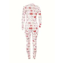 E 32939 Christmas Pattern Jumpsuit ʥ��ӡ������� �羳����