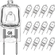 G8 110V120V130V20W35W50W灯珠卤钨灯泡 射灯灯泡双针短筒卤素灯