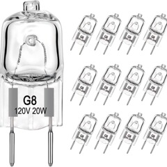 G8 110V120V130V20W35W50W ハロゲンランプ電球 スポットライト電球 ダブルピンショートチューブハロゲンランプ