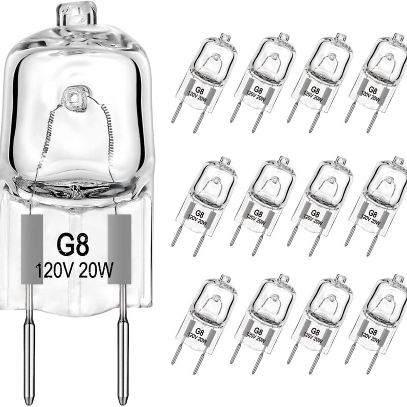 G8 110V120V130V20W35W50W Halogen Tungsten Bulb Spotlight Bulb Double-Pin Short Tube Halogen Lamp G8 110V120V130V20W35W50W Halogen Tungsten Bulb Spotlight Bulb Double-Pin Short Tube Halogen Lamp
