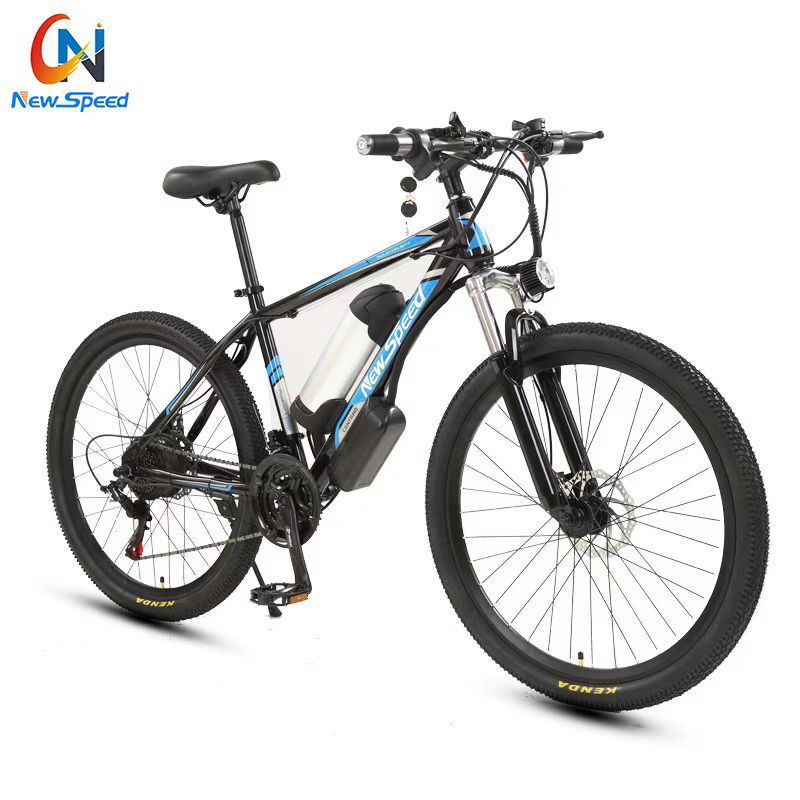 Source Factory Wholesale Overseas Hot Model 26inch Electric Power-Assisted Mountain Bike Variable Speed Shock Absorption Off-Road Outdoor Travel Car