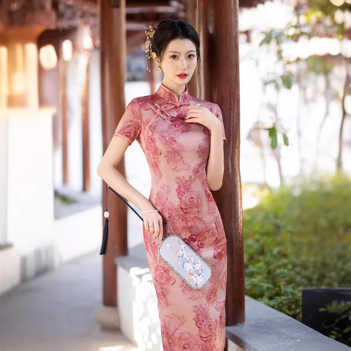 Summer retro cheongsam
