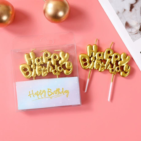 Happybirthday Happy Birthday Love Birthday Gold Conjoined Candles Alphabet Numbers Creative Cake Candles Happybirthday Happy Birthday Love Birthday Gold Conjoined Candles Alphabet Numbers Creative Cake Candles