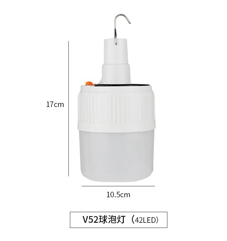 Lámpara de lámpara solar LED lámpara de iluminación recargable lámpara de estand al aire libre lámpara de mercado nocturno lámpara de estand lámpara colgante portátil