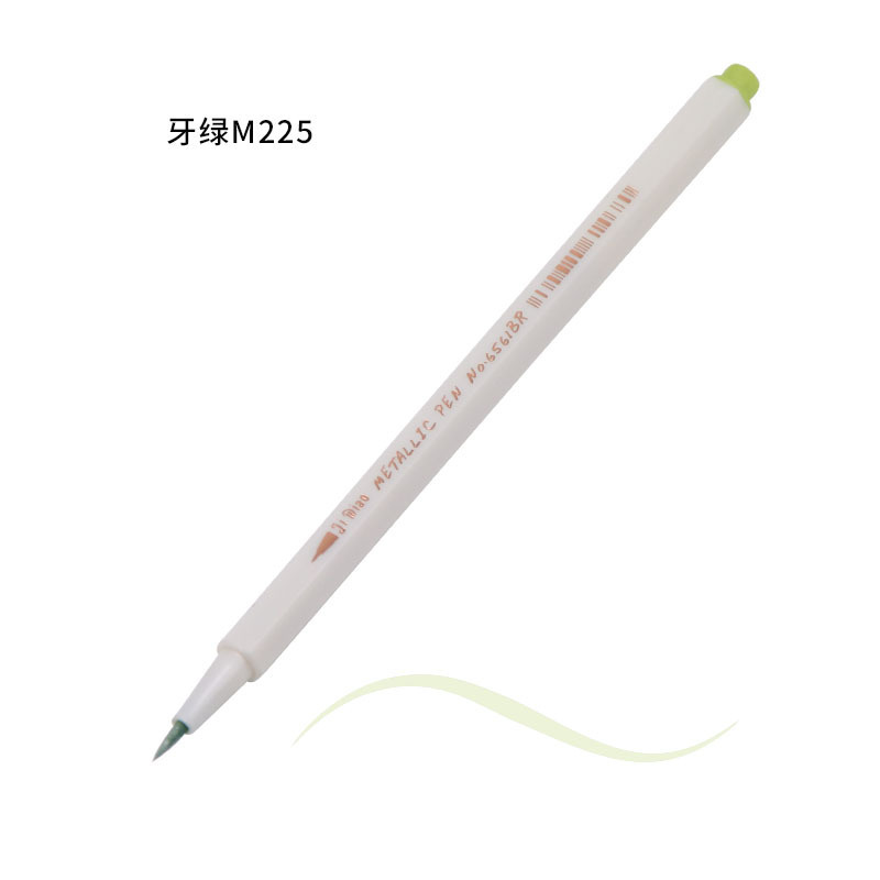 Bolígrafo de metal de secado rápido transfronterizo, bolígrafo de pintura, punta suave, marcador acrílico, venta directa de fábrica, marcador de color al por mayor