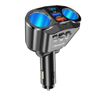 Bluetooth FM receiver car Music – Mobil şarj cihazları - dual-port-bluetooth-48a-pd-car-charger-barebones