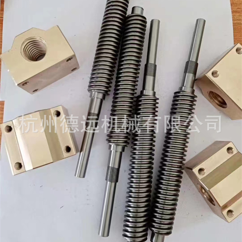 厂家加工梯形丝杆套件丝杆螺母套装多头T型丝杆T10-T60来图可定