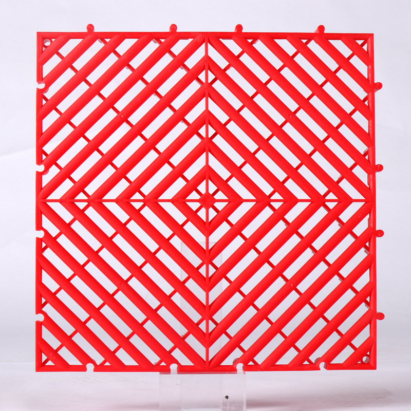 3 cm lavado de coches parrilla de suelo empalmada PP nuevo material lavado de coches sin ranura partición de plástico 4S tienda alfombra de suelo