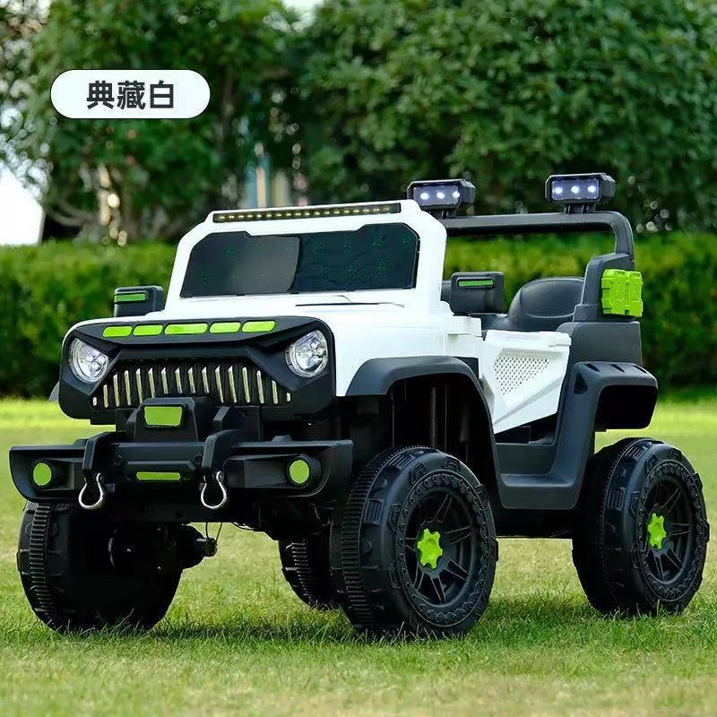 Carro eléctrico para niños, vehículo todoterreno de 4 ruedas, coche de juguete de control remoto para bebés de 1 - 8 años, coche de carga para adultos image 8