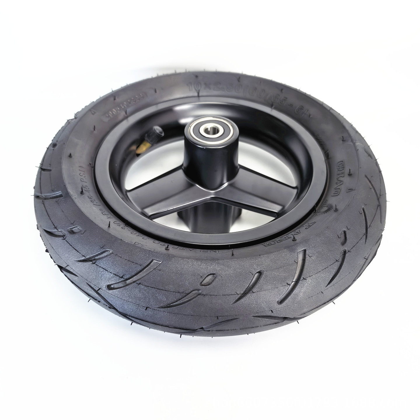 10x2.50 Chaoyang inner and outer tire complete wheel 10inch electric scooter replacement inflatable tire wheel assembly parts