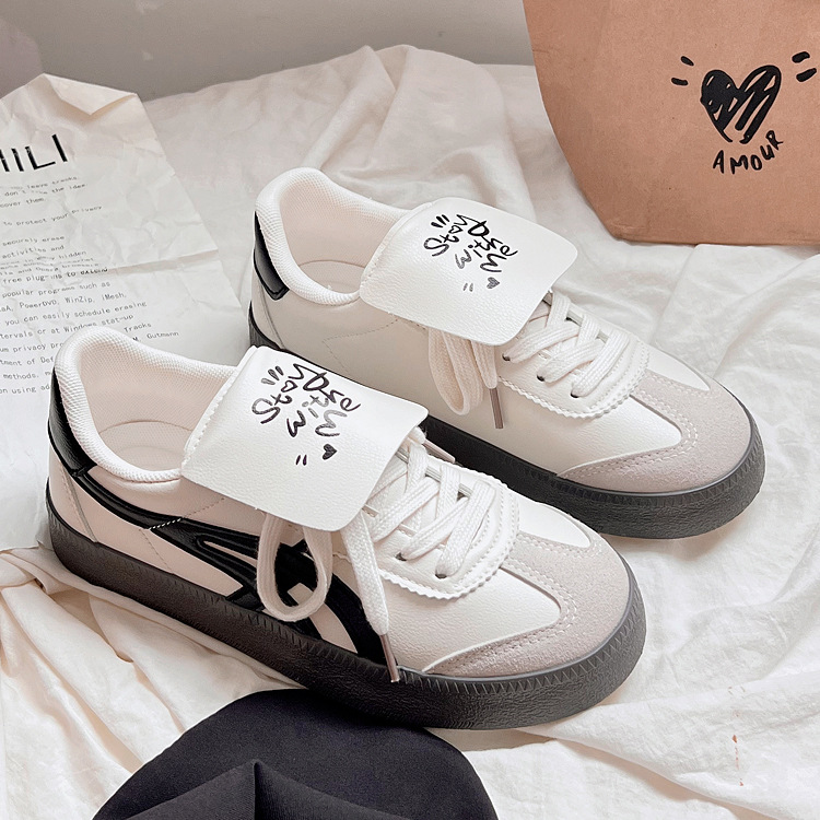 Nicho Zhong casual zapatos de entrenamiento alemán para mujeres verano y otoño 2025 nuevos zapatos de mujer con suela plana universal zapatos deportivos retro antideslizantes para mujeres