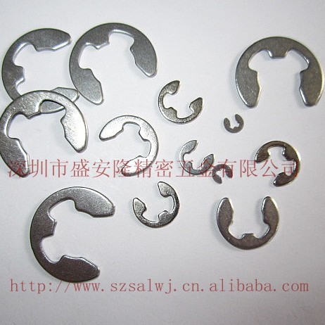 供应不锈钢GB896开口卡簧 E形卡簧 开口挡圈