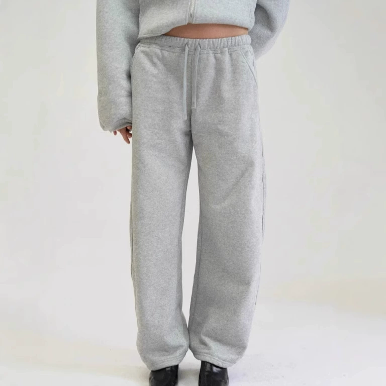 Спортивные цветные fleece демисезонные брюки для мужчин и женщин, эластичный пояс, свободный крой, шнуровка