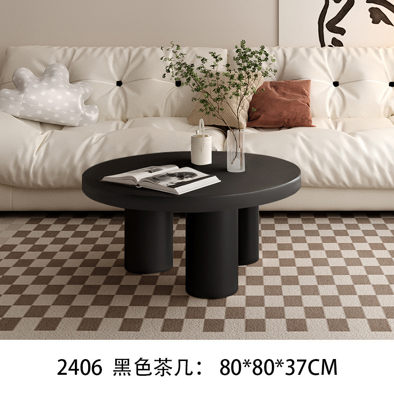 블랙 커피 테이블: 80*80*37CM