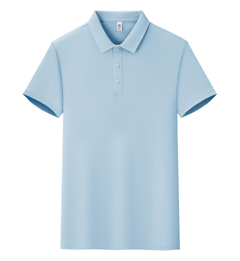 Camisas de polo de tamaño grande personalizadas impresión de logotipo transfronterizo de verano de hielo ropa de trabajo equipo de trabajo camiseta de manga corta personalizada