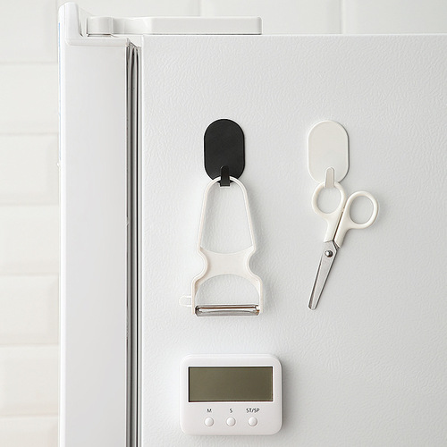 New iron art hook, punch-free wall sticky key hook, kitchen bathroom hook, metal door back hook