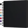 10 inches black 40 inner pages