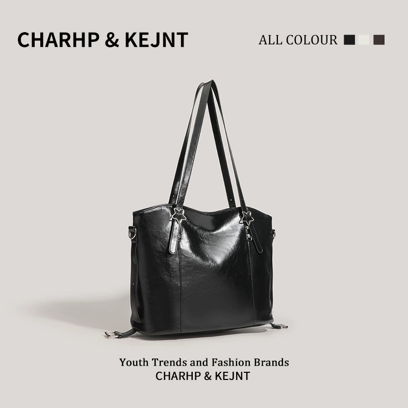 Demi-season Demi-season extra large capacious shoulder bag one shoulder