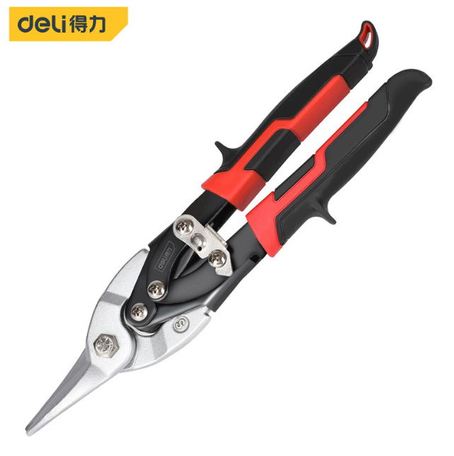 得力工具 10寸杠杆航空剪工业铁皮不锈钢剪 DL20030Z DL20031Z剪