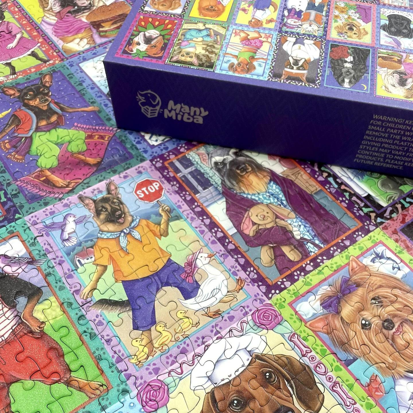 越境ブルーカードパズル 1000 ピース卸売大人ハロウィン紙飛行機パズルカスタムメーカー卸売