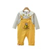 Autumn children's set, fashionable sweatshirt for leisure, cartoon overall, 2021 collection, long sleeve