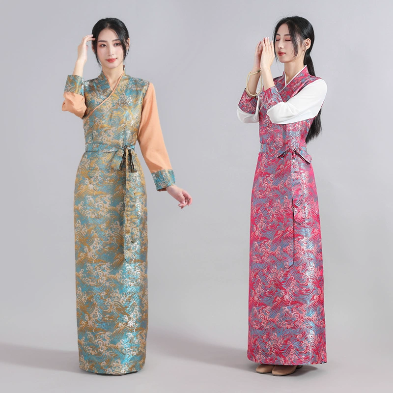 Тибетская супер фея Бола длинная юбка женского темперамента Лхаса