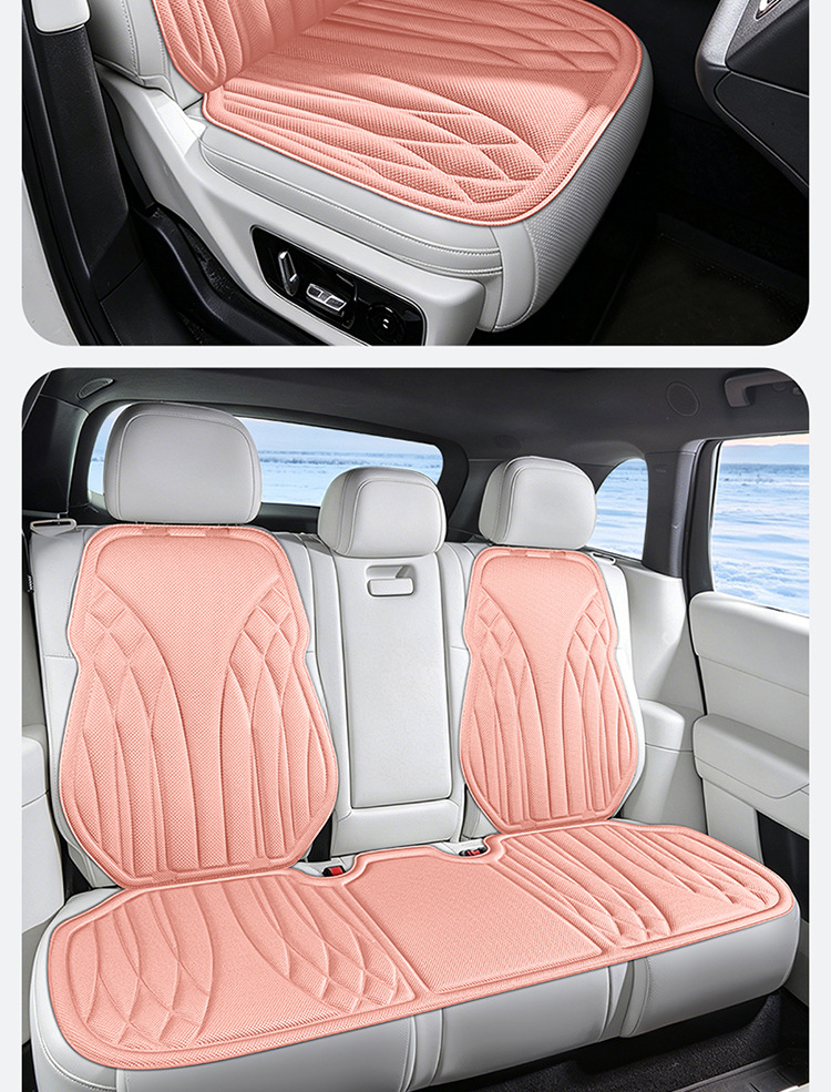 New Car Seat Cushions in Stock, Suitable for All Seasons, Heat-Pressed One-Piece Seat Cushions, Full Car Seat Cushions, Five-Seater Square Cushions, Single and Double Seat Cushions