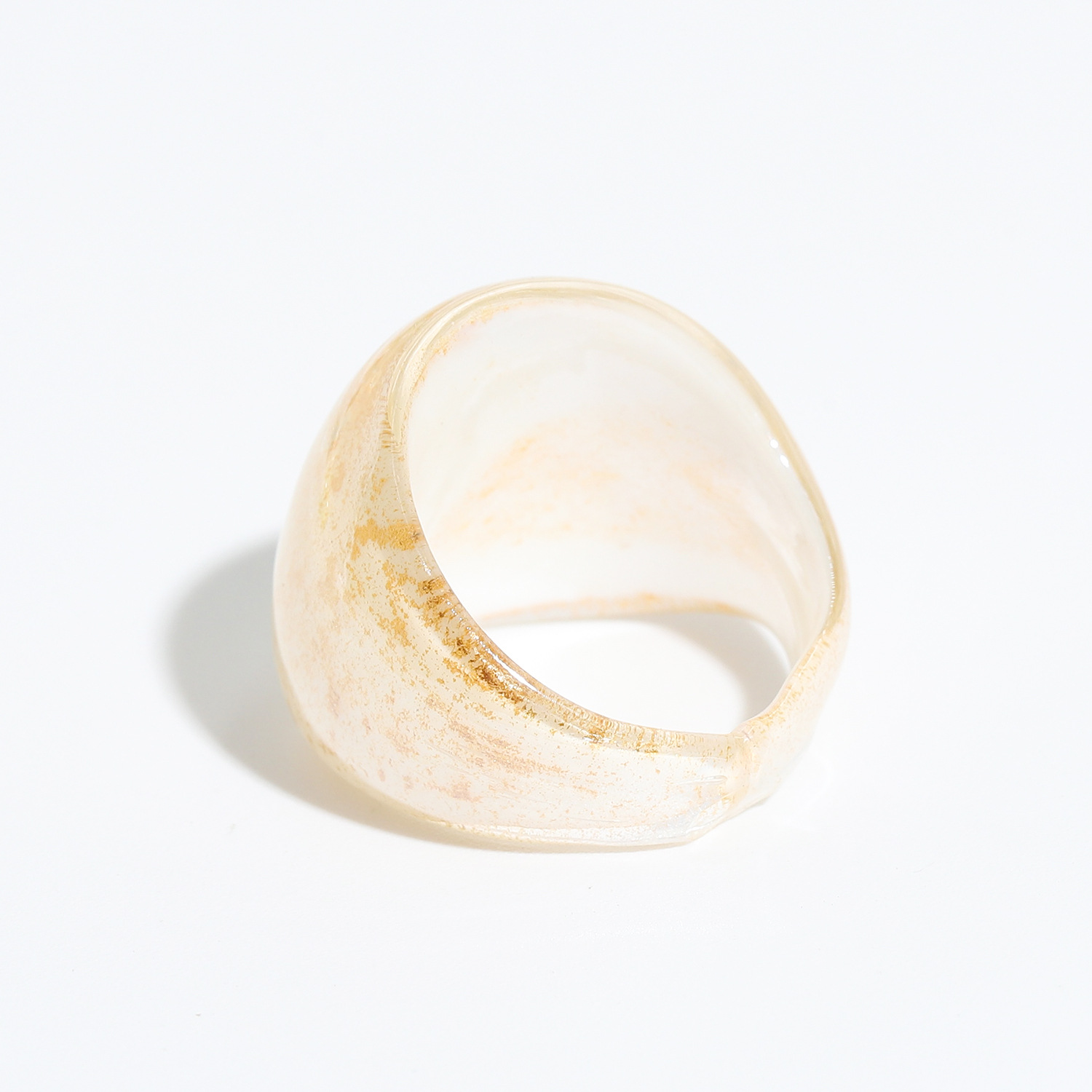 Anillo De Cristal De Color Caramelo Coreano display picture 11