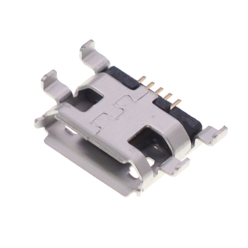 MICRO USB 5P female base B-type sinking plate four-pin plug-in board 0.8MM broken plate type Microphone 5P edge/edgeless