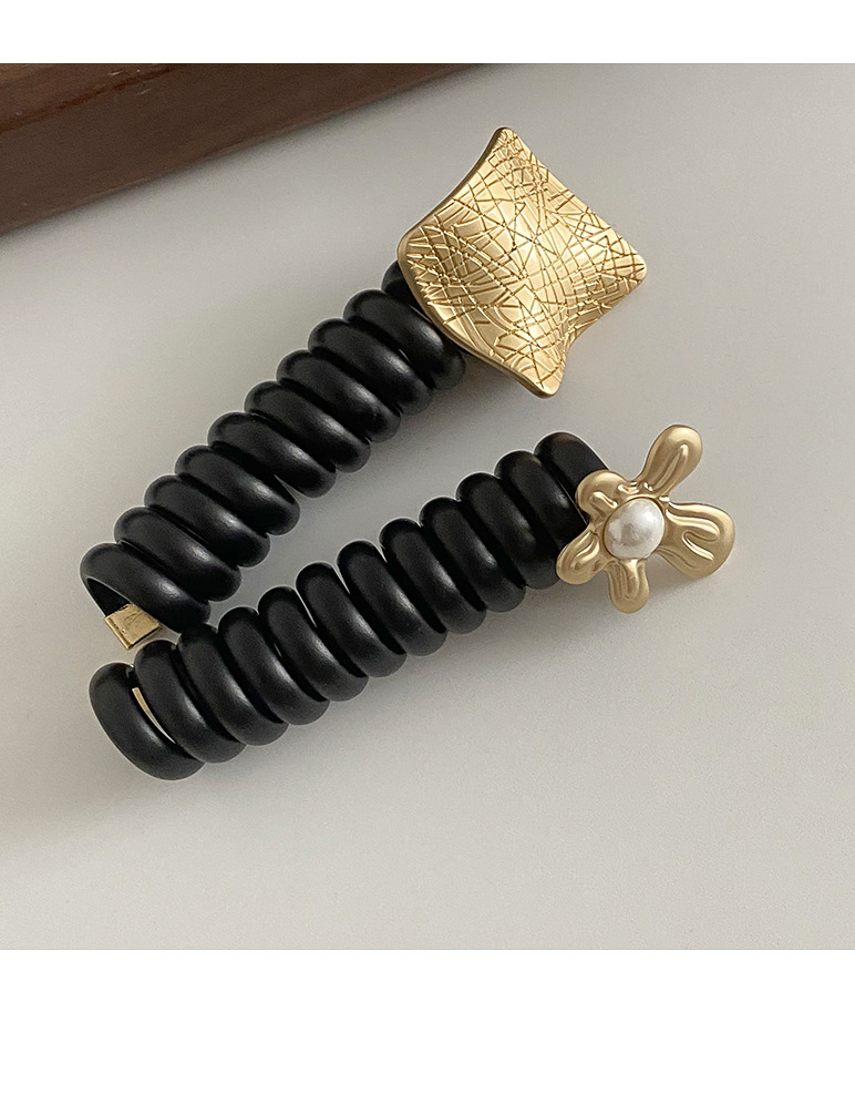 Simple Style Flower Alloy Plastic Hair Tie display picture 6