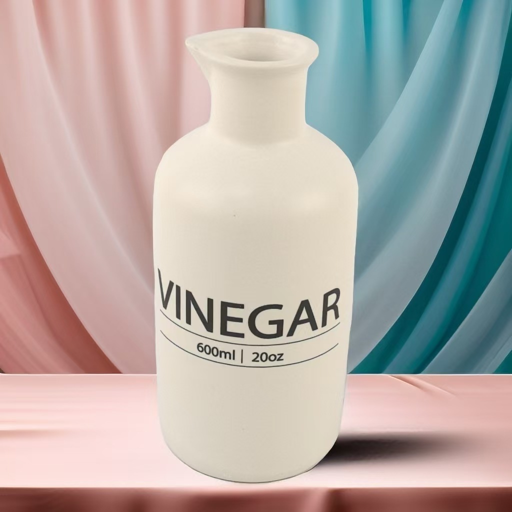 2024 nuevo estilo moderno minimalista cocina casera cerámica botella de aceite olla de aceite salsa de soja vinagre condimento sub-embotellado logotipo personalizado