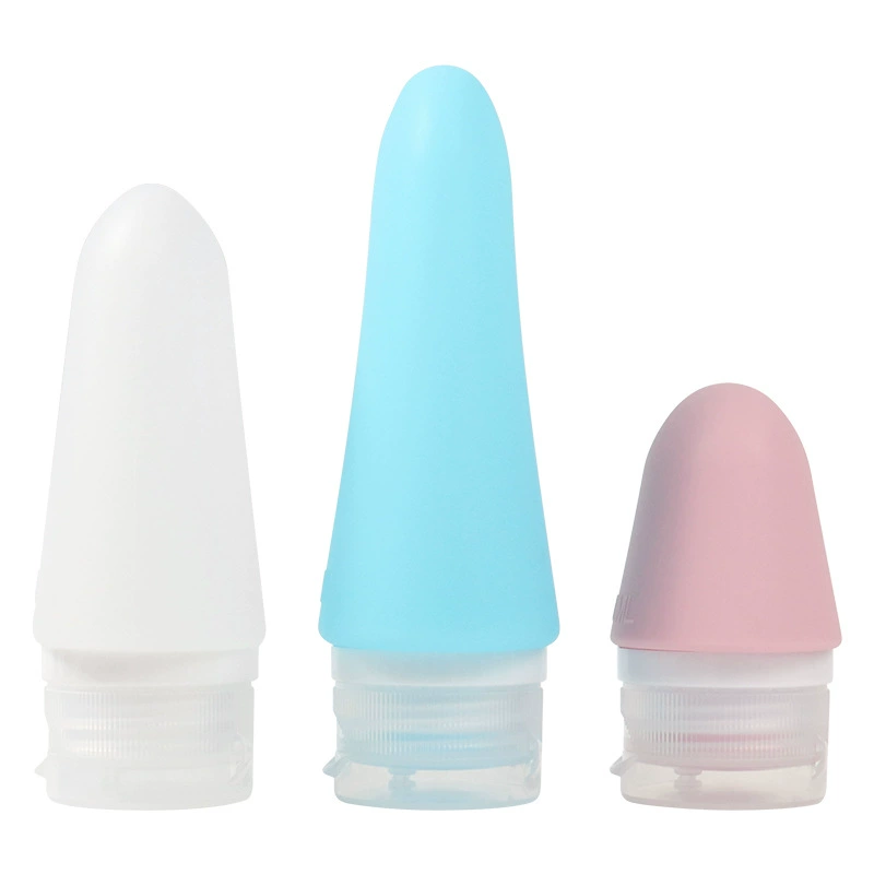 Silicone bottle for traveling, handheld lotion, storage system, hermetic container, fall protection